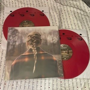red evermore vinyl by taylor swift